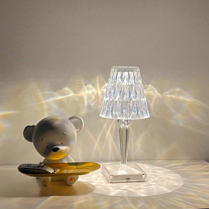 Chic Crystal Table Lamp with Elegant Design for Home Decor-Orizon Depot