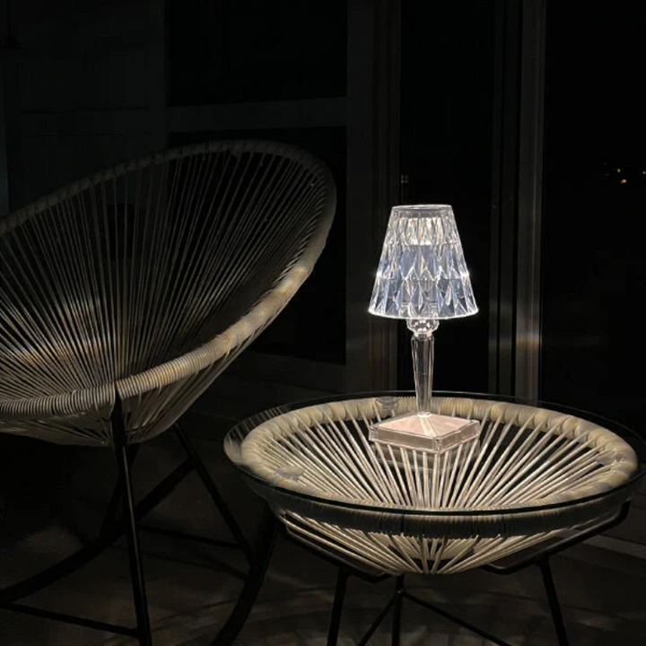 Chic Crystal Table Lamp with Elegant Design for Home Decor-Orizon Depot
