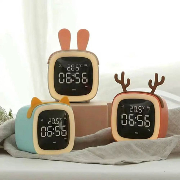 Children's Alarm Clock with Gentle Night Light for Kids-Orizon Depot