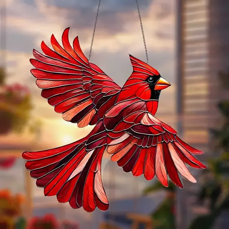 Colorful Hummingbird Suncatcher for Window Decoration-Orizon Depot