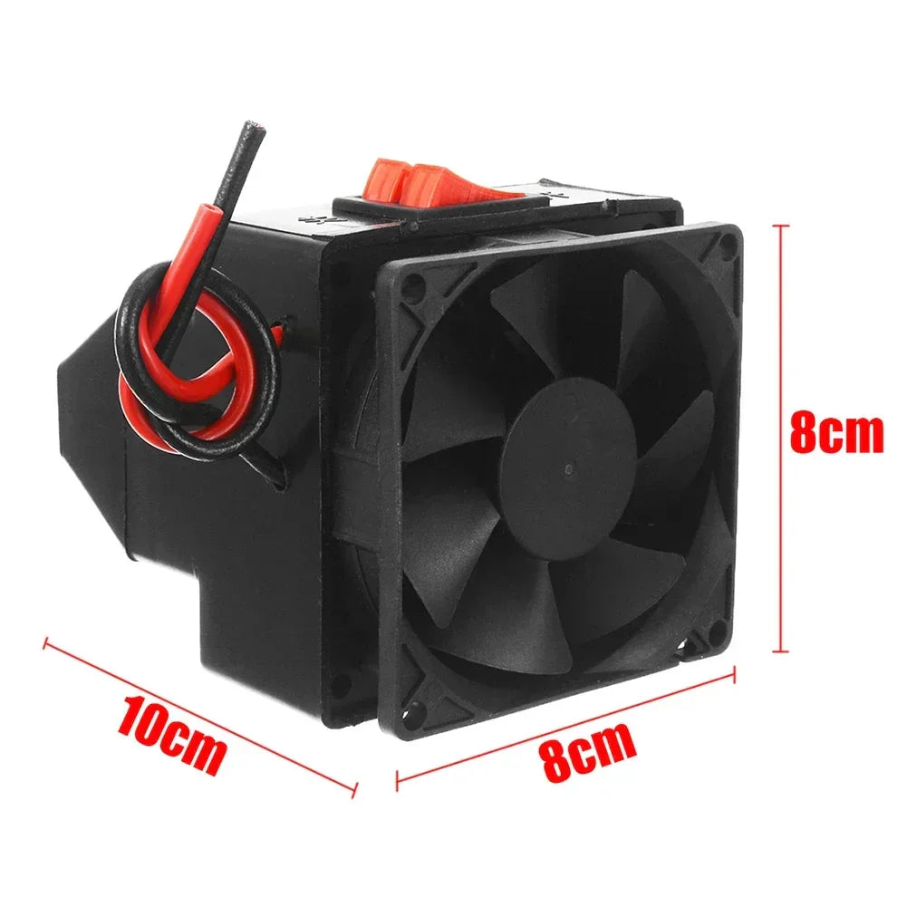 Compact 12V 24V Car Heater Defroster Fan for Winter Frost-Orizon Depot