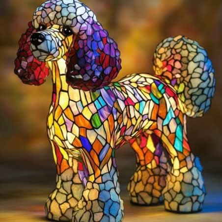 Animal-Shaped Decorative Table Lamp with LED Backlight for Home Decor