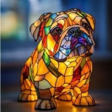 Cozy LED Lamp with Animal Patterns for Artistic Home Decor