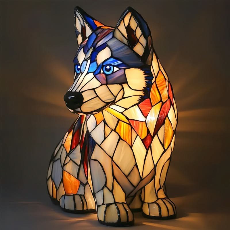 Animal-Shaped Decorative Table Lamp with LED Backlight for Home Decor