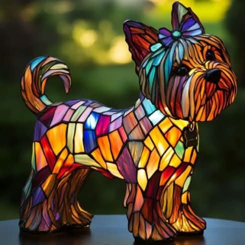 Animal-Shaped Decorative Table Lamp with LED Backlight for Home Decor