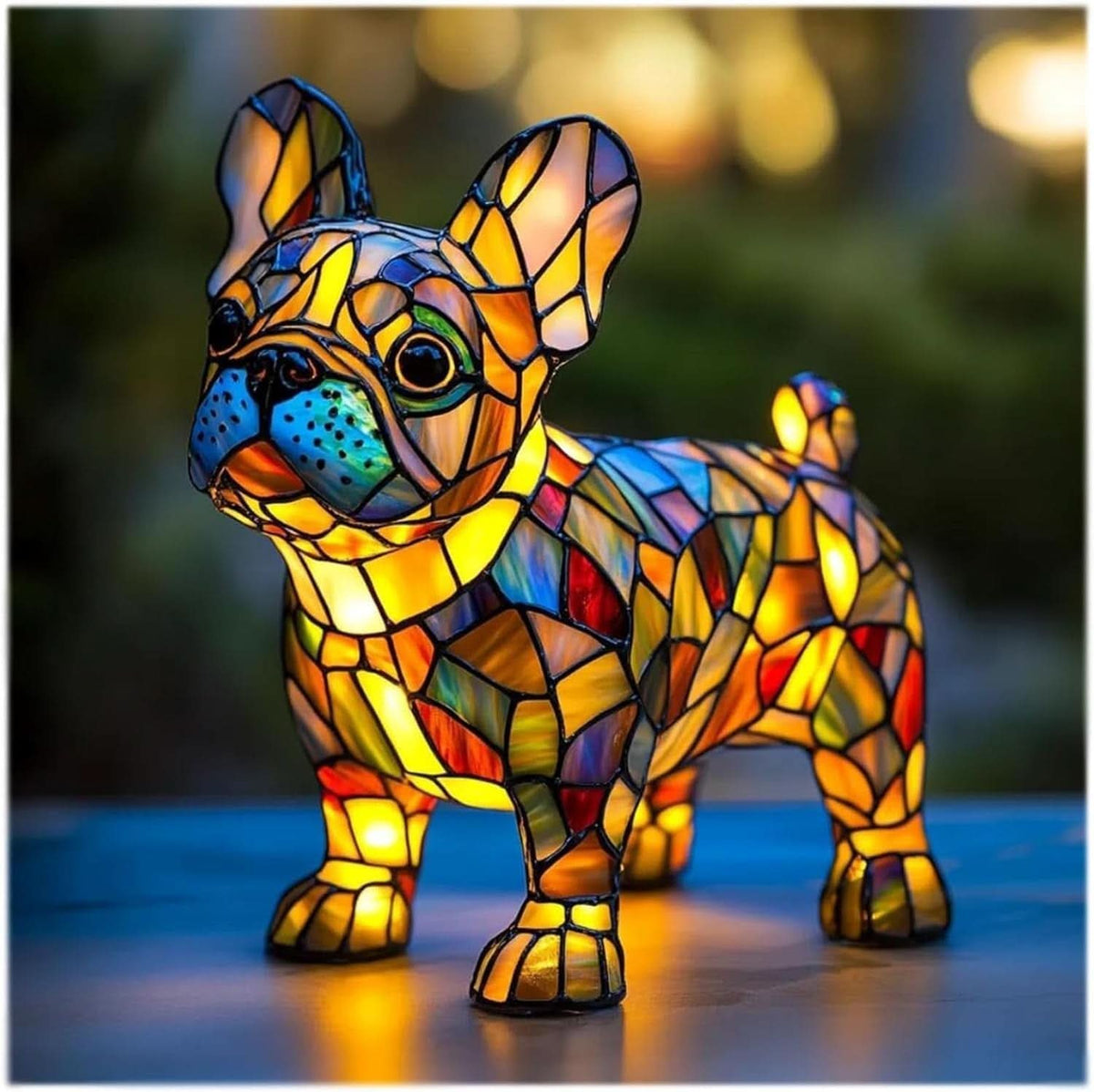 Animal-Shaped Decorative Table Lamp with LED Backlight for Home Decor