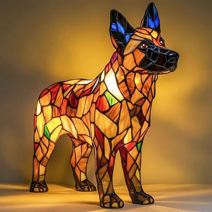 Animal-Shaped Decorative Table Lamp with LED Backlight for Home Decor