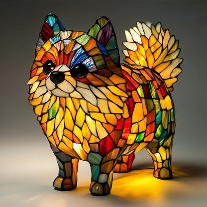 Animal-Shaped Decorative Table Lamp with LED Backlight for Home Decor