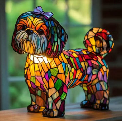 Cozy LED Lamp with Animal Patterns for Artistic Home Decor