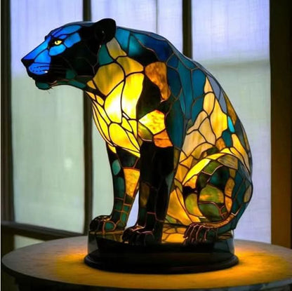 Cozy LED Lamp with Animal Patterns for Artistic Home Decor
