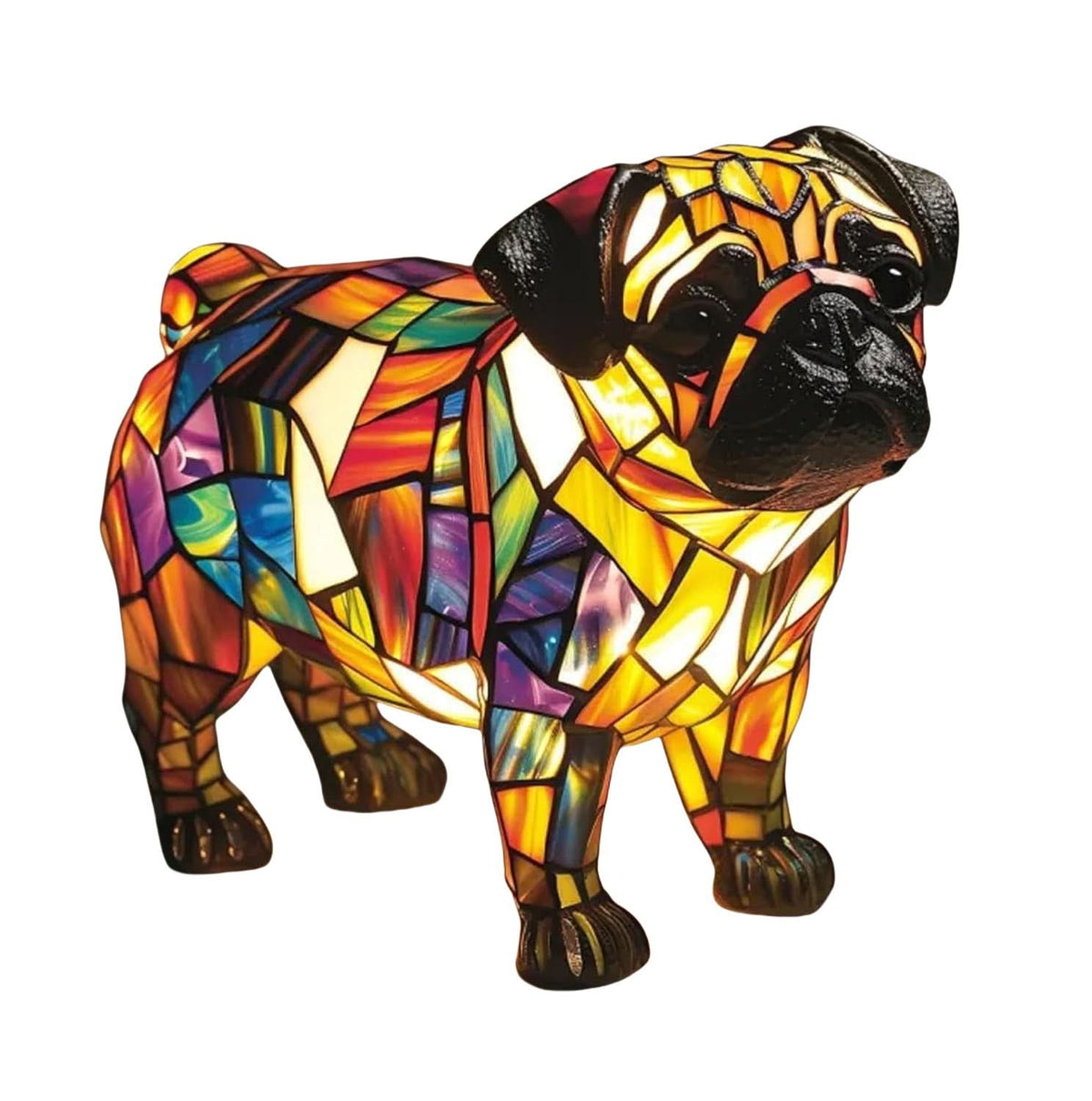 Animal-Shaped Decorative Table Lamp with LED Backlight for Home Decor