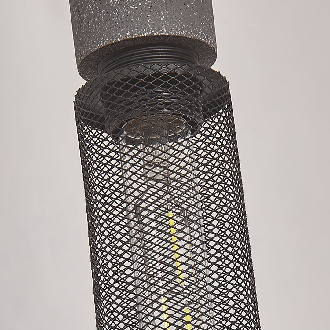 Industrial LED Pendant Light | Modern Concrete Hanging Fixture