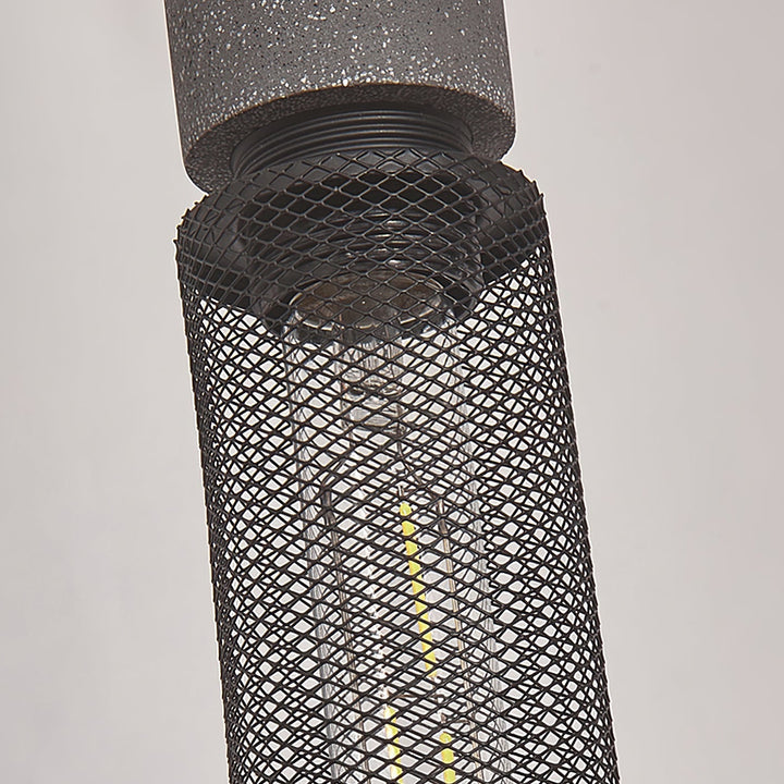Industrial LED Pendant Light | Modern Concrete Hanging Fixture