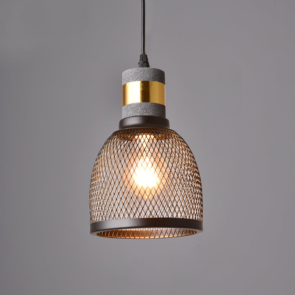 Industrial LED Pendant Light | Modern Concrete Hanging Fixture