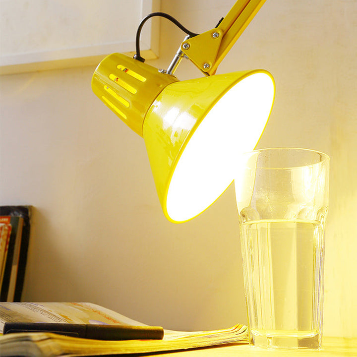 Contemporary Scandinavian Retractable Swivel Floor Lamp 1-Light Round Iron Standing Lamp-Orizon Depot