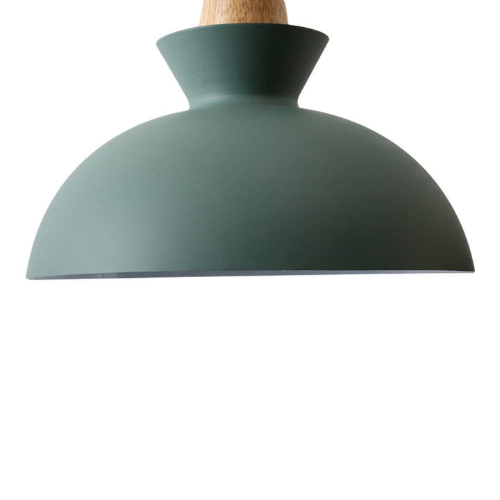 Scandinavian Metal Hanging Lamp | Modern Single Pendant Dome Light