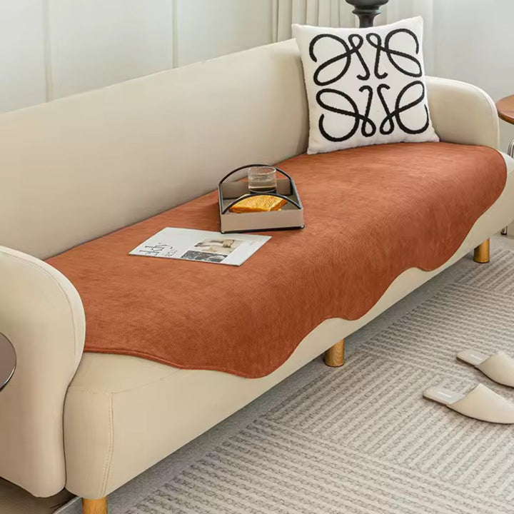All-Season Plain Contour Fit Sofa Cover-Orizon Depot