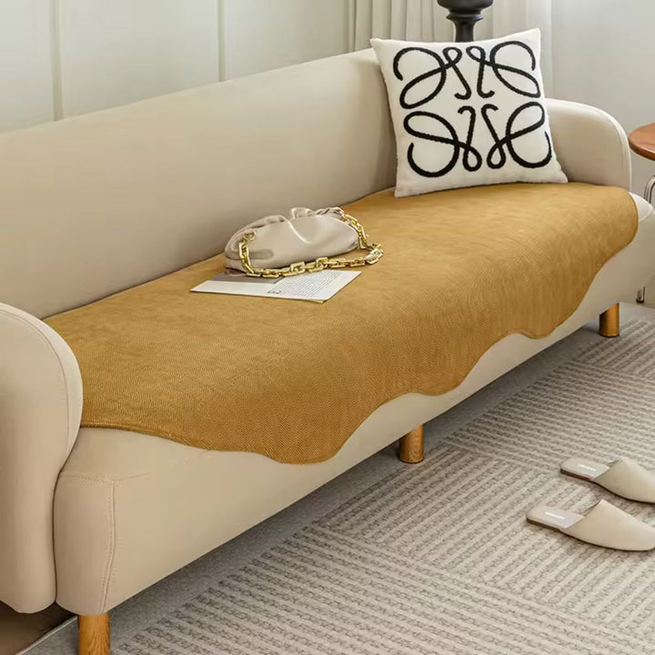 All-Season Plain Contour Fit Sofa Cover-Orizon Depot