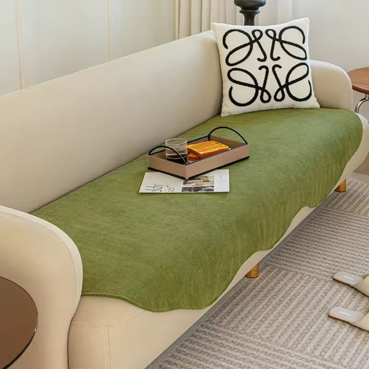 All-Season Plain Contour Fit Sofa Cover-Orizon Depot
