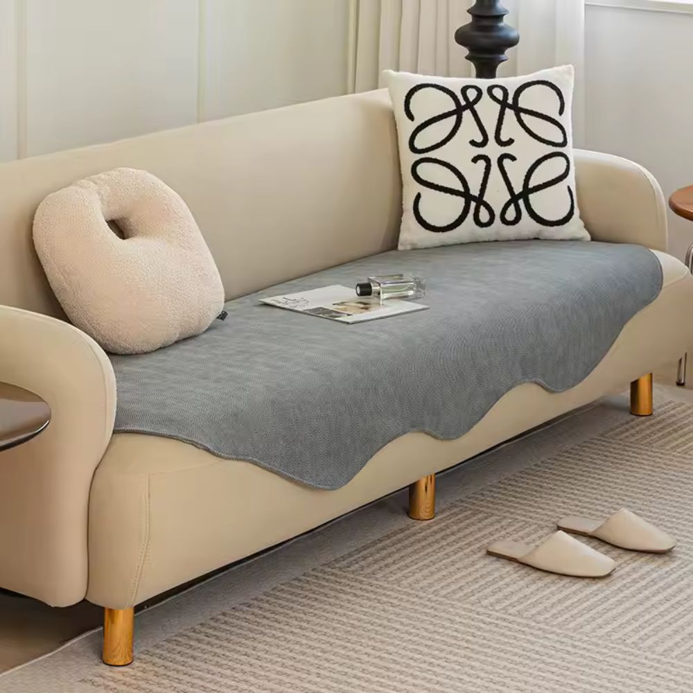 All-Season Plain Contour Fit Sofa Cover-Orizon Depot