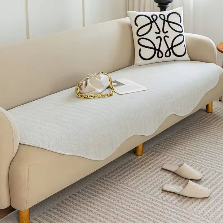 All-Season Plain Contour Fit Sofa Cover-Orizon Depot