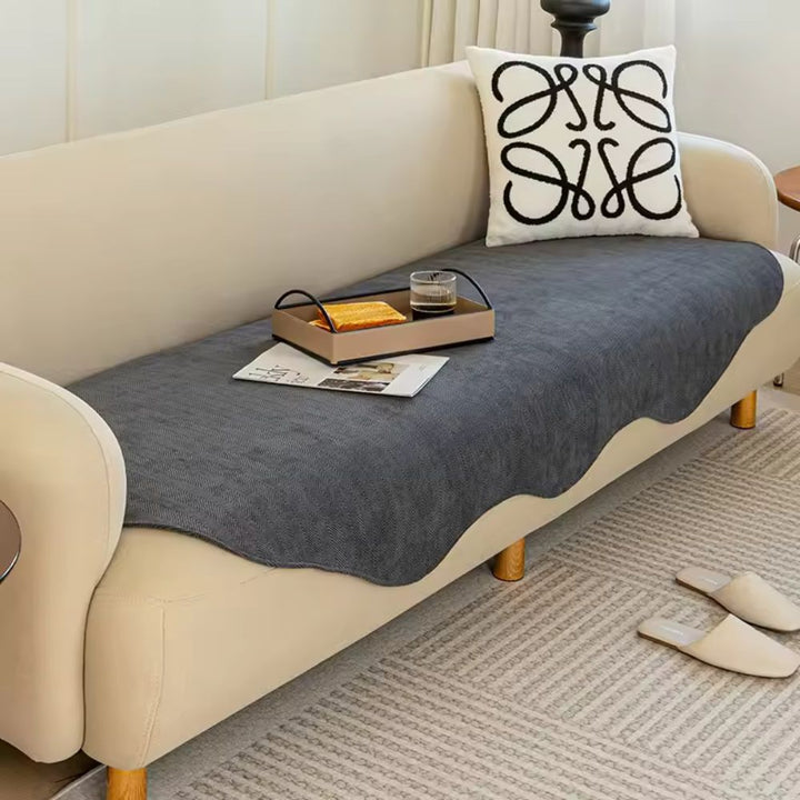 All-Season Plain Contour Fit Sofa Cover-Orizon Depot