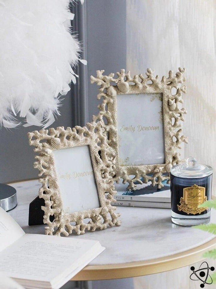 Nordic Coral Photo Frame - Stylish Home Decor Accent-Orizon Depot