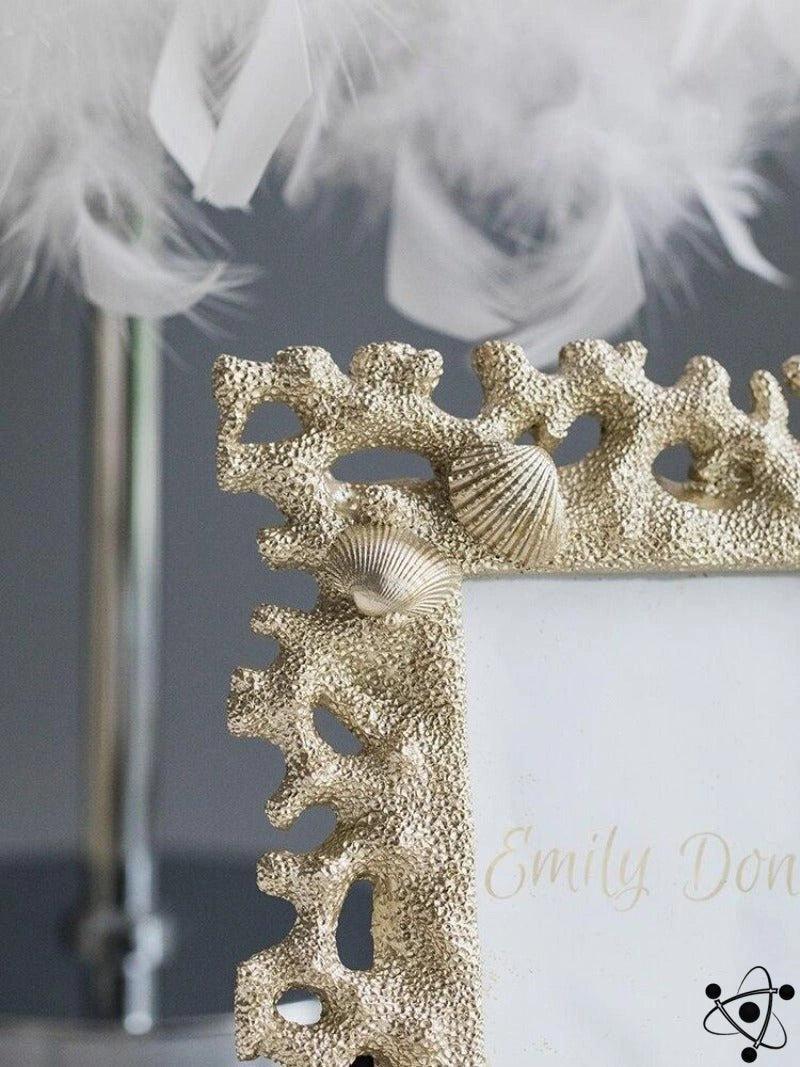 Nordic Coral Photo Frame - Stylish Home Decor Accent-Orizon Depot