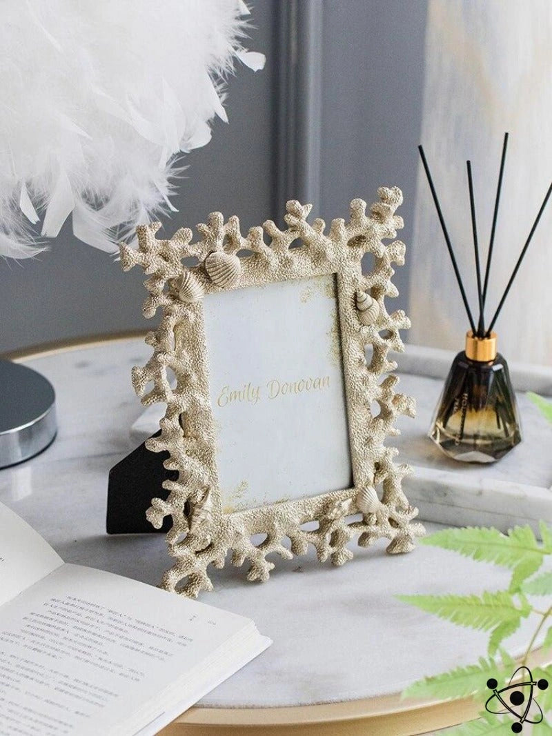 Nordic Coral Photo Frame - Stylish Home Decor Accent-Orizon Depot