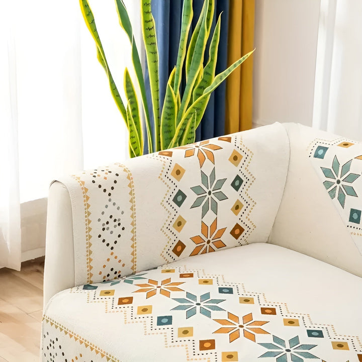Boho Style Elastic Sofa Cover – Year-Round Protection & Fresh Look-Orizon Depot