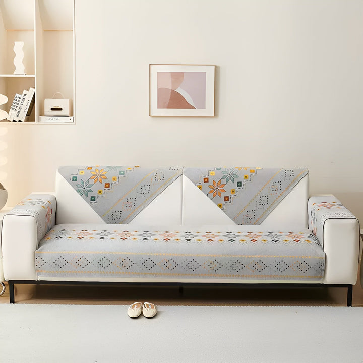 Boho Style Elastic Sofa Cover – Year-Round Protection & Fresh Look-Orizon Depot