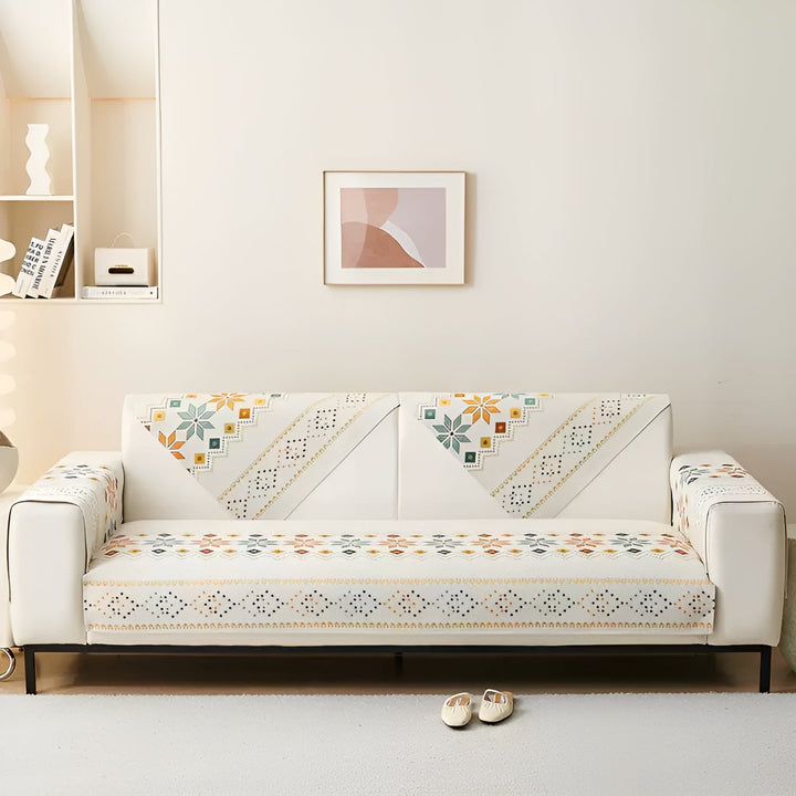 Boho Style Elastic Sofa Cover – Year-Round Protection & Fresh Look-Orizon Depot