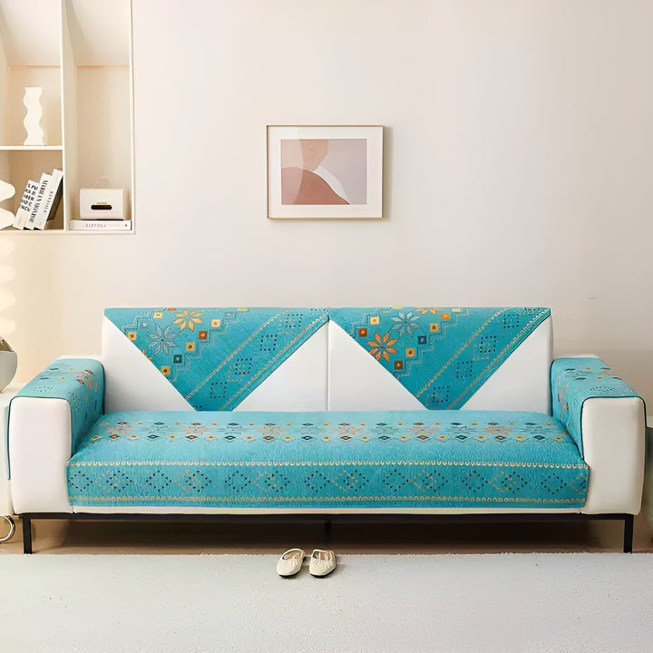 Boho Style Elastic Sofa Cover – Year-Round Protection & Fresh Look-Orizon Depot