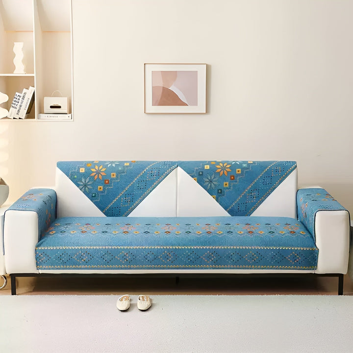Boho Style Elastic Sofa Cover – Year-Round Protection & Fresh Look-Orizon Depot