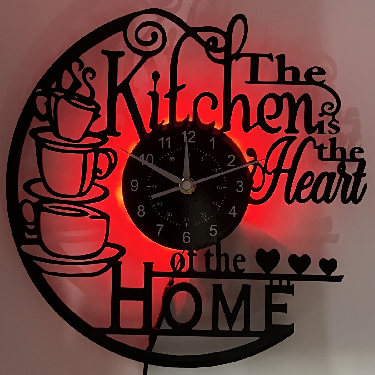 Cozy Atmosphere Mood Wall Clock for Home Decor-Orizon Depot