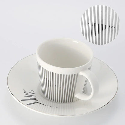 Creative Dynamic SLR Leopard Anamorphic Zebra Coffee Tea Cup Set-Orizon Depot