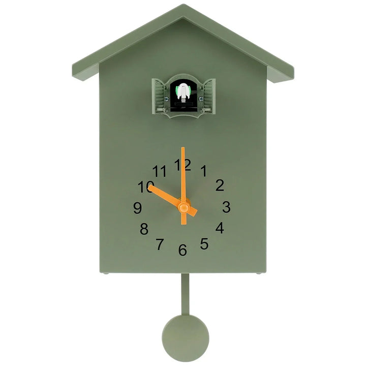Cuckoo Sound Wall Clock with Pendulum for Living Room Decor-Orizon Depot