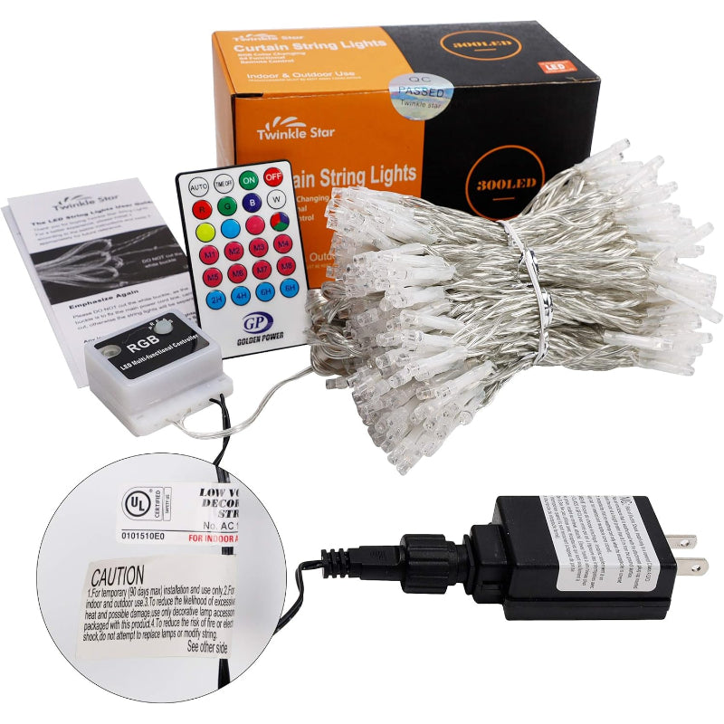 Lamps for Curtains with Multiple Modes and Waterproof Design-Orizon Depot