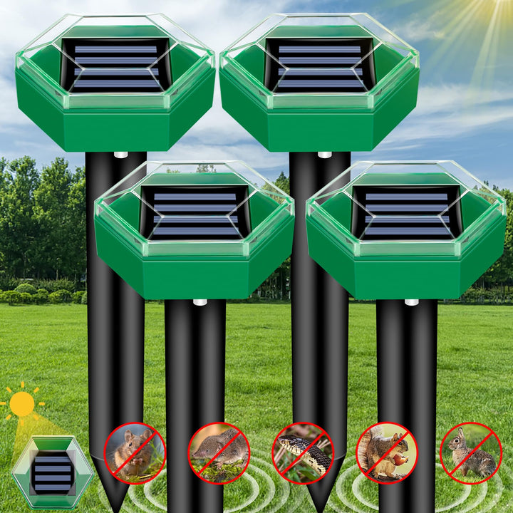 Ultrasonic Pest Repellent Device - 4-Pack for Mice and Rodents