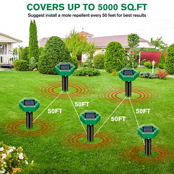 Ultrasonic Pest Repellent Device - 4-Pack for Mice and Rodents