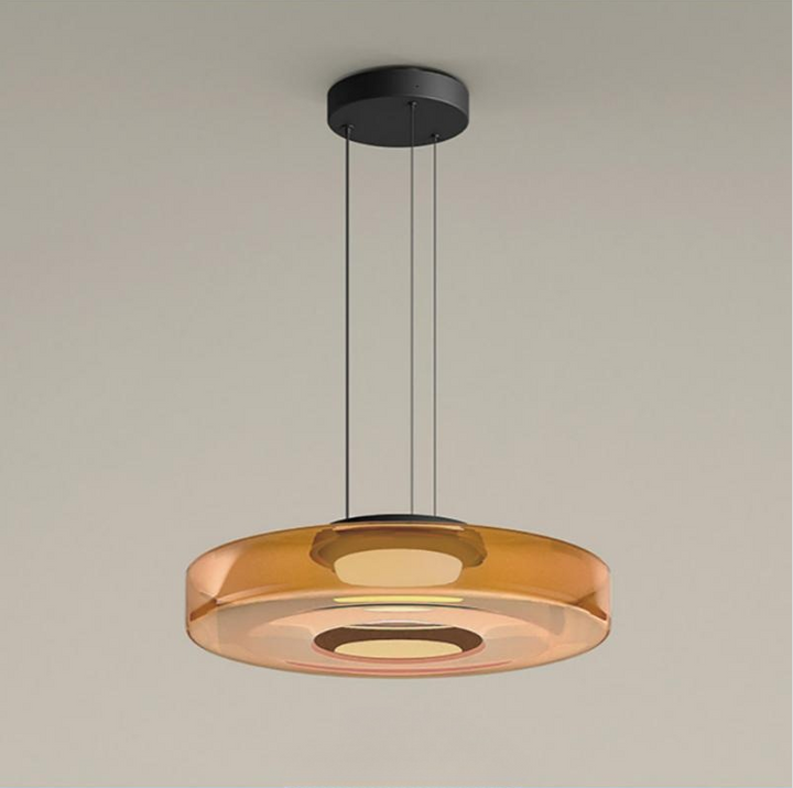 Bauhaus Style Glass Pendant Light | Modern Hanging Fixture