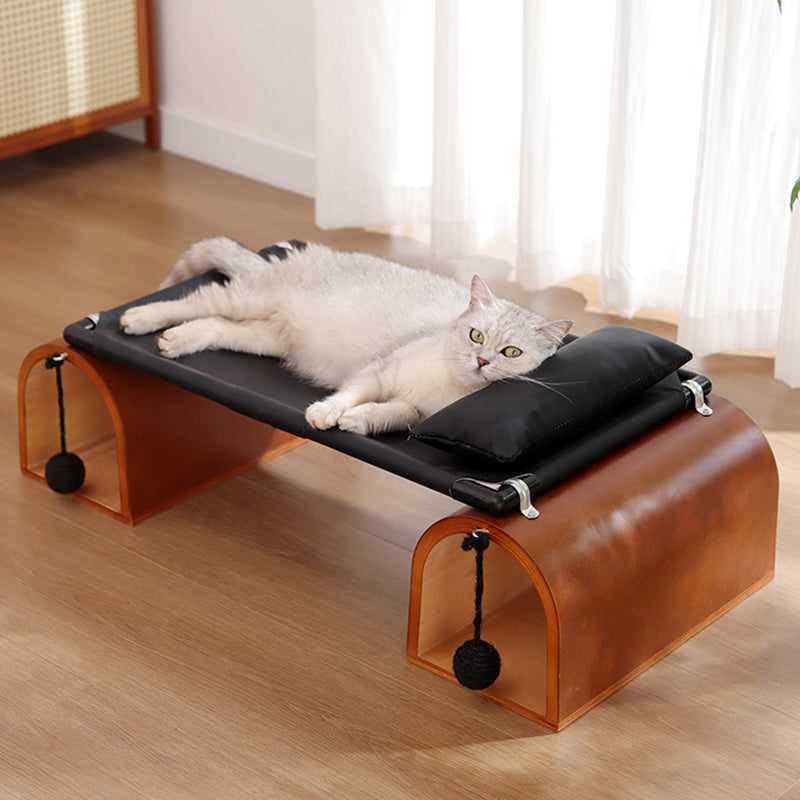Art Deco Bridge-Shaped Multi-Layer Cat Bed for Living Room-Orizon Depot