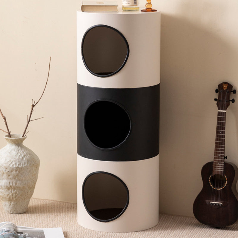 Modern Minimalist Cylindrical Iron Cat Bed for Living Room & Bedroom-Orizon Depot