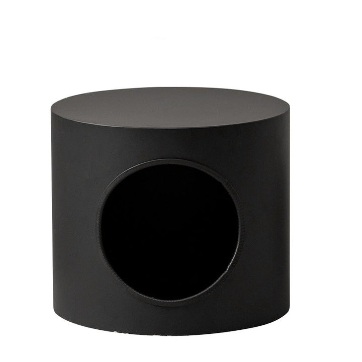 Modern Minimalist Cylindrical Iron Cat Bed for Living Room & Bedroom-Orizon Depot