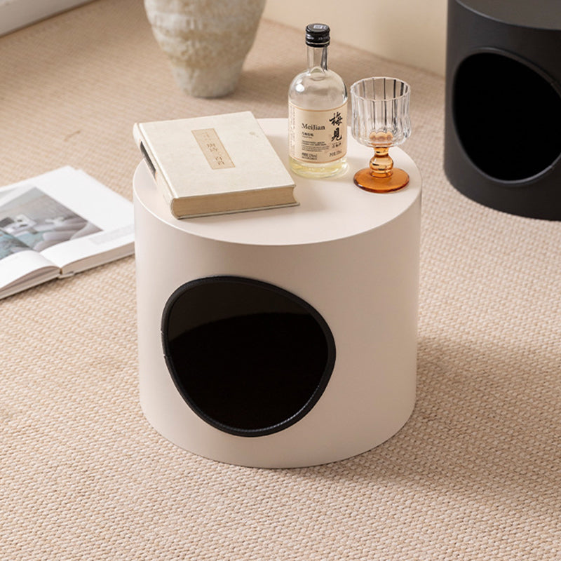 Modern Minimalist Cylindrical Iron Cat Bed for Living Room & Bedroom-Orizon Depot