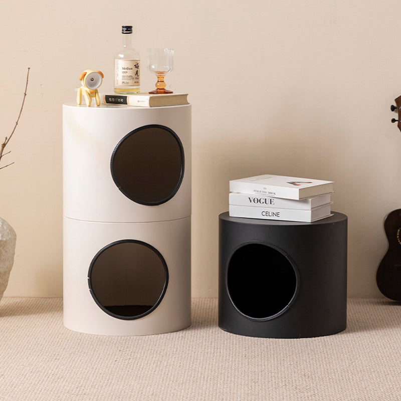 Modern Minimalist Cylindrical Iron Cat Bed for Living Room & Bedroom-Orizon Depot