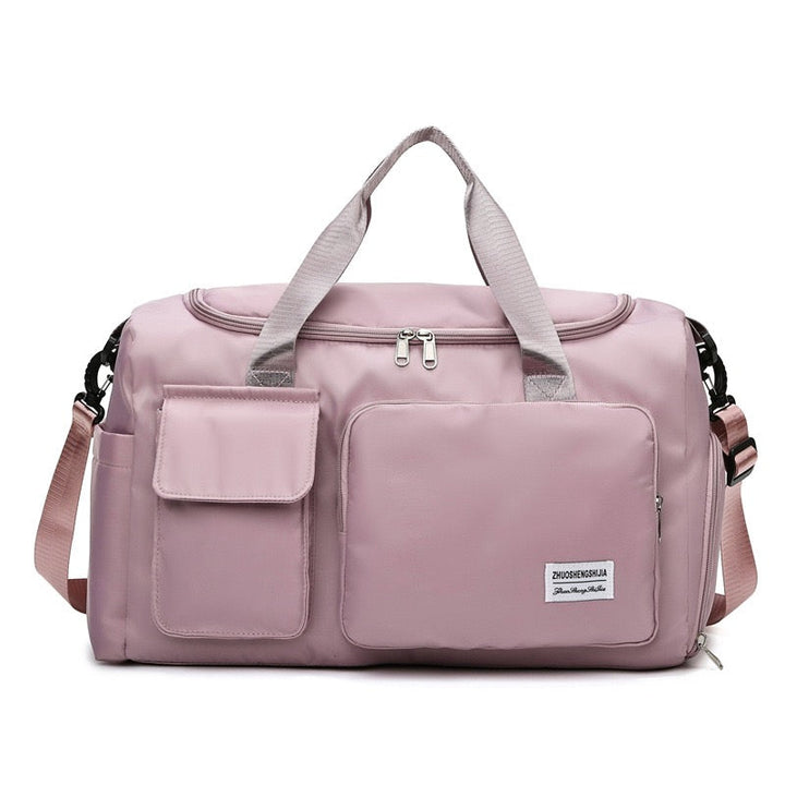 Multi-Pocket Travel Bag, Sports Duffle with Shoe Compartment-Orizon Depot