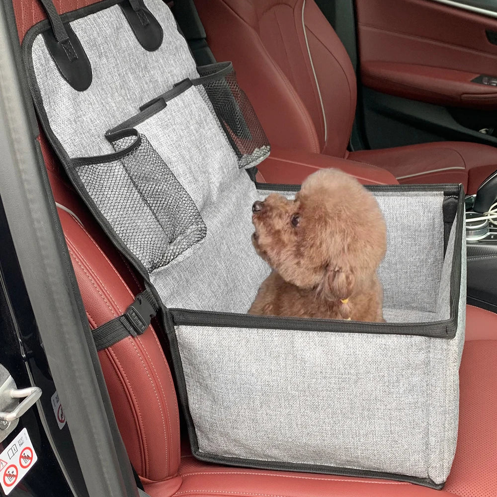 Dog Car Seat - Booster Seat for Small to Medium Dogs with Storage-Orizon Depot