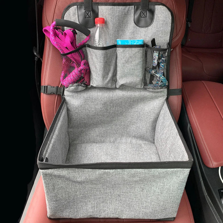 Dog Car Seat - Booster Seat for Small to Medium Dogs with Storage-Orizon Depot
