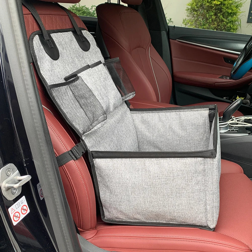 Dog Car Seat - Booster Seat for Small to Medium Dogs with Storage-Orizon Depot